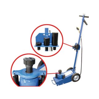 BGS technic Wagenheber | lufthydraulisch | fahrbar | 22 t