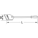 KS-TOOLS BRONZEplus Schaber mit Stiel 480 mm