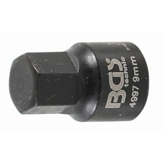 BGS technic Bremssattel-Einsatz | Innensechskant | extra kurz | 8 mm