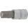 BGS technic Bit-Einsatz | Antrieb Innenvierkant 12,5 mm (1/2") | Innensechskant 16 mm