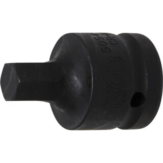 BGS technic Kraft-Bit-Einsatz | Antrieb Innenvierkant 20 mm (3/4") | Innensechskant 14 mm