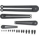 KS-TOOLS Zweilochmutterndreher-Satz, 20-tlg.