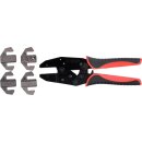 KS-TOOLS Netzwerk-Crimpzangen-Satz, 5-tlg.