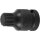 BGS technic Kraft-Bit-Einsatz | Antrieb Innenvierkant 12,5 mm (1/2") | Innenvielzahn (für XZN) M16