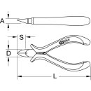 KS-TOOLS ESD Mini-Hartmetall-Schrägschneider, 120mm