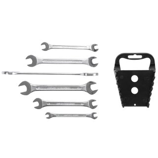 BGS technic Doppel-Maulschlüssel-Satz | SW 6x7 - 17x19 mm | 6-tlg.