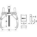 KS-TOOLS Universal-Abzieher 2-armig, 20-230mm