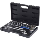 KS-TOOLS 1/2" CHROMEplus Steckschlüssel-Satz,...