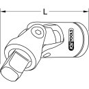 KS-TOOLS EDELSTAHL 1" Kardangelenk