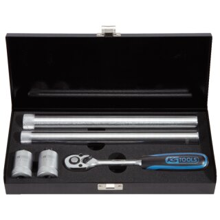 KS-TOOLS 3/8" Drehmoment-Zündkerzen-Einschraubwerkzeug-Satz, 5-tlg.