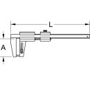 KS-TOOLS Bremsscheiben-Messschieber, 0-90mm