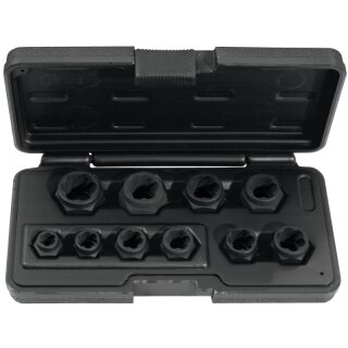 KS-TOOLS Spiral-Profil-Steckmuttern-Satz, 10-tlg., M8-M19