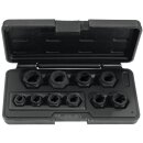 KS-TOOLS Spiral-Profil-Steckmuttern-Satz, 10-tlg., M8-M19