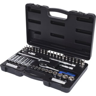 KS-TOOLS 3/8" CHROMEplus Steckschlüssel-Satz, 46-tlg.