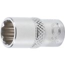 BGS technic Steckschlüssel-Einsatz Zwölfkant | Antrieb Innenvierkant 6,3 mm (1/4") | SW 9 mm