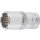BGS technic Steckschlüssel-Einsatz Zwölfkant | Antrieb Innenvierkant 6,3 mm (1/4") | SW 9 mm