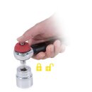 KS-TOOLS 1/2" ERGOTORQUE®precision Drehmomentschlüssel 20-200 Nm mit Quick-Lock Drehknopf-Umsteck-Ratschenkopf
