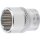 BGS technic Steckschlüssel-Einsatz Zwölfkant | Antrieb Innenvierkant 6,3 mm (1/4") | SW 14 mm