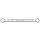 BGS technic Doppel-Ringschlüssel | extra flach | SW 8 x 9 mm