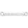 BGS technic Doppel-Ringschlüssel | extra flach | SW 14 x 15 mm