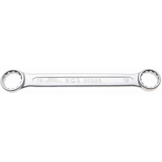 BGS technic Doppel-Ringschlüssel | extra flach | SW 18 x 19 mm