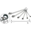HAZET Knarren Ring-Maulschlüssel Satz 606/6-1 |...