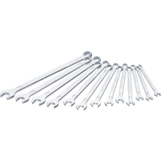HAZET Ring-Maulschlüssel, eXtra lang, schlanke Bauform 600LG/13 | Außen-Doppel-Sechskant-Tractionsprofil | Anzahl Werkzeuge: 13 | 10  24