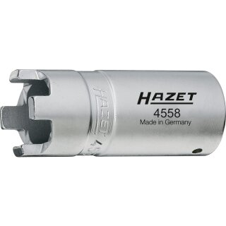 HAZET Druckmutter-Zapfenschlüssel 4558 | Vierkant12,5 mm (1/2 Zoll)