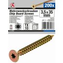 Kraftmann Mehrzweckschrauben | T-Profil (für Torx)...