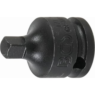 BGS technic Kraft-Steckschlüssel-Adapter | Innenvierkant 10 mm (3/8") - Außenvierkant 6,3 mm (1/4")