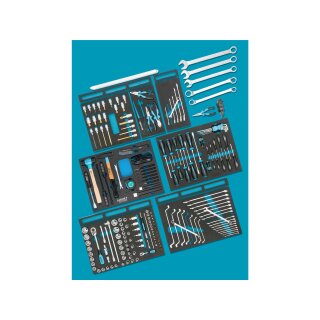 HAZET Standard-Sortiment für AUDI 0-2500-163/214 | Anzahl Werkzeuge: 214
