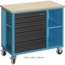 HAZET Fahrbare Werkbank 177W-6 | Schubladen flach: 4?X 80...