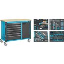 HAZET Fahrbare Werkbank 179NW-7/230 | Schubladen flach:...