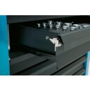 HAZET Werkstattwagen Assistent 177-6 | Schubladen flach: 4?X 80 X 527 X 348 mm | Schubladen hoch: 2?X 165 X 527 X 348 mm