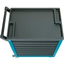 HAZET Werkstattwagen Assistent 177-6 | Schubladen flach: 4?X 80 X 527 X 348 mm | Schubladen hoch: 2?X 165 X 527 X 348 mm