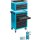 HAZET Werkstattwagen Assistent 178N-10 | Schubladen flach: 8?X 80 X 527 X 348 mm | Schubladen hoch: 2?X 165 X 527 X 348 mm