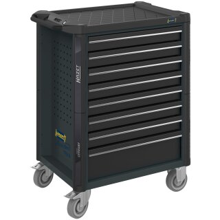 HAZET Werkstattwagen Assistent 179NT-8-RAL7016 | Schubladen flach: 7?X 77 X 522 X 398 mm | Schubladen hoch: 1?X 162 X 522 X 398 mm