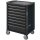 HAZET Werkstattwagen Assistent 179N-8-RAL7021 | Schubladen flach: 7?X 77 X 522 X 398 mm | Schubladen hoch: 1?X 162 X 522 X 398 mm