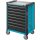HAZET Werkstattwagen Assistent 179NX-8 | Schubladen flach: 7?X 77 X 522 X 398 mm | Schubladen hoch: 1?X 162 X 522 X 398 mm