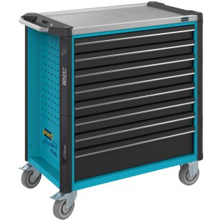 HAZET Werkstattwagen Assistent 179NXL-8 | Schubladen flach: 7?X 77 X 696 X 398 mm | Schubladen hoch: 1?X 162 X 696 X 398 mm