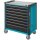 HAZET Werkstattwagen Assistent 179NXL-8 | Schubladen flach: 7?X 77 X 696 X 398 mm | Schubladen hoch: 1?X 162 X 696 X 398 mm