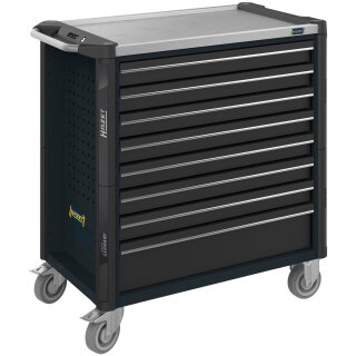 HAZET Werkstattwagen Assistent 179NXL-8-VW | Schubladen flach: 7?X 77 X 696 X 398 mm | Schubladen hoch: 1?X 162 X 696 X 398 mm
