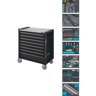 HAZET Werkstattwagen Assistent 179NXL-8-VW/243 | Anzahl Werkzeuge: 243