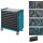 HAZET Werkstattwagen Assistent 179NXL-8/317 | Schubladen flach: 7?X 77 X 696 X 398 mm | Schubladen hoch: 1?X 162 X 696 X 398 mm | Anzahl Werkzeuge: 317