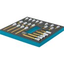 HAZET Schraubendreher-Steckschlüsseleinsatz Satz 163-119/23 | Vierkant12,5 mm (1/2 Zoll) | Innen-Sechskant Profil, Innen Vielzahn Profil XZN | Anzahl Werkzeuge: 23