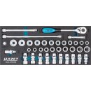 HAZET Steckschlüssel-Satz 163-379/38 | Vierkant10 mm...