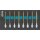 HAZET Schraubendreher-Steckschlüsseleinsatz Satz 163-468/8 | Vierkant12,5 mm (1/2 Zoll) | Innen-Sechskant Profil, Innen TORX® Profil | Anzahl Werkzeuge: 8