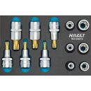 HAZET Werkzeug-Satz, TORX® 163-245/12 | Vierkant12,5...