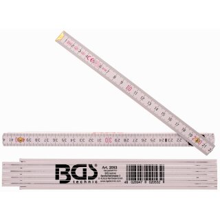 BGS technic Holz-Gliedermaßstab | 2 m