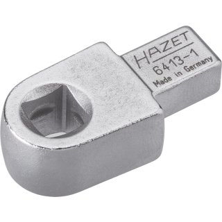 HAZET Einsteck-Vierkant-Halter 6413-1 | Einsteck-Vierkant 9 X 12 mm | Vierkant 10 mm (3/8 Zoll)